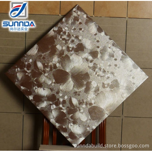 Metallic finish porcelain floor and wall tile for bathroom, bedroom, sitting room